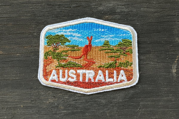 Australia 3" Patch Embroidered Iron on Sew Travel Badge Souvenir Flag City Country