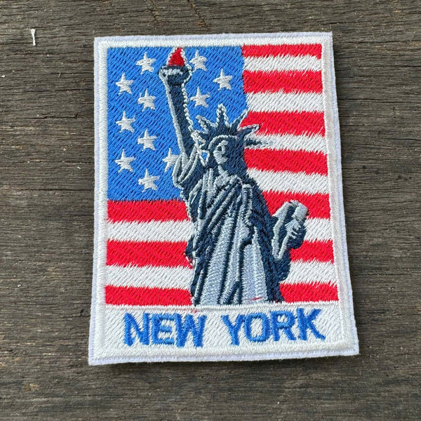 New York Statue of Liberty Embroidered Travel Patch (3 inch)
