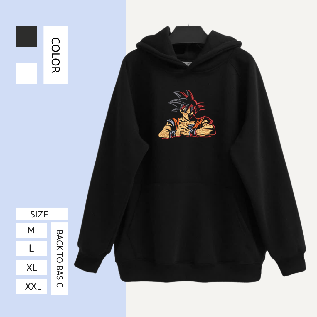 Goku DRAGON BALL embroidered Hoodie