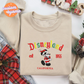 Christmas Old Mouse Cartoon Embroidered Sweater/Hoodie