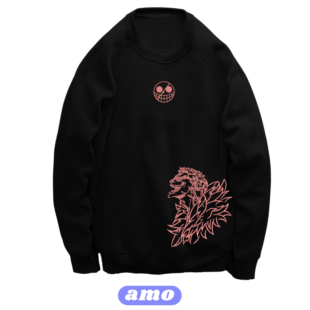 doflamingo embroidered hoodie Don Quijote Doflamingo | One Piece embroidered Anime Sweater Embroidered 