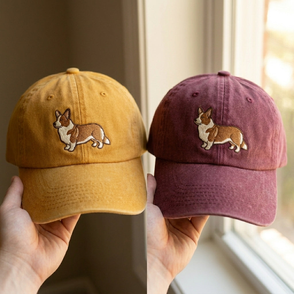 Cardigan Welsh Corgi Embroidered Cap – Perfect for Dog Lovers - photo 3