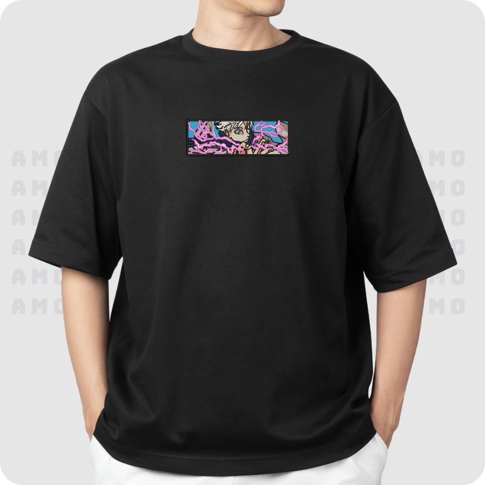 Gojo satoru Jujutsu Kaisen anime Embroidered T-Shirt