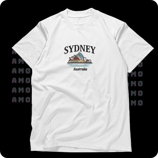 Sydney Australia Embroidered T-Shirt 