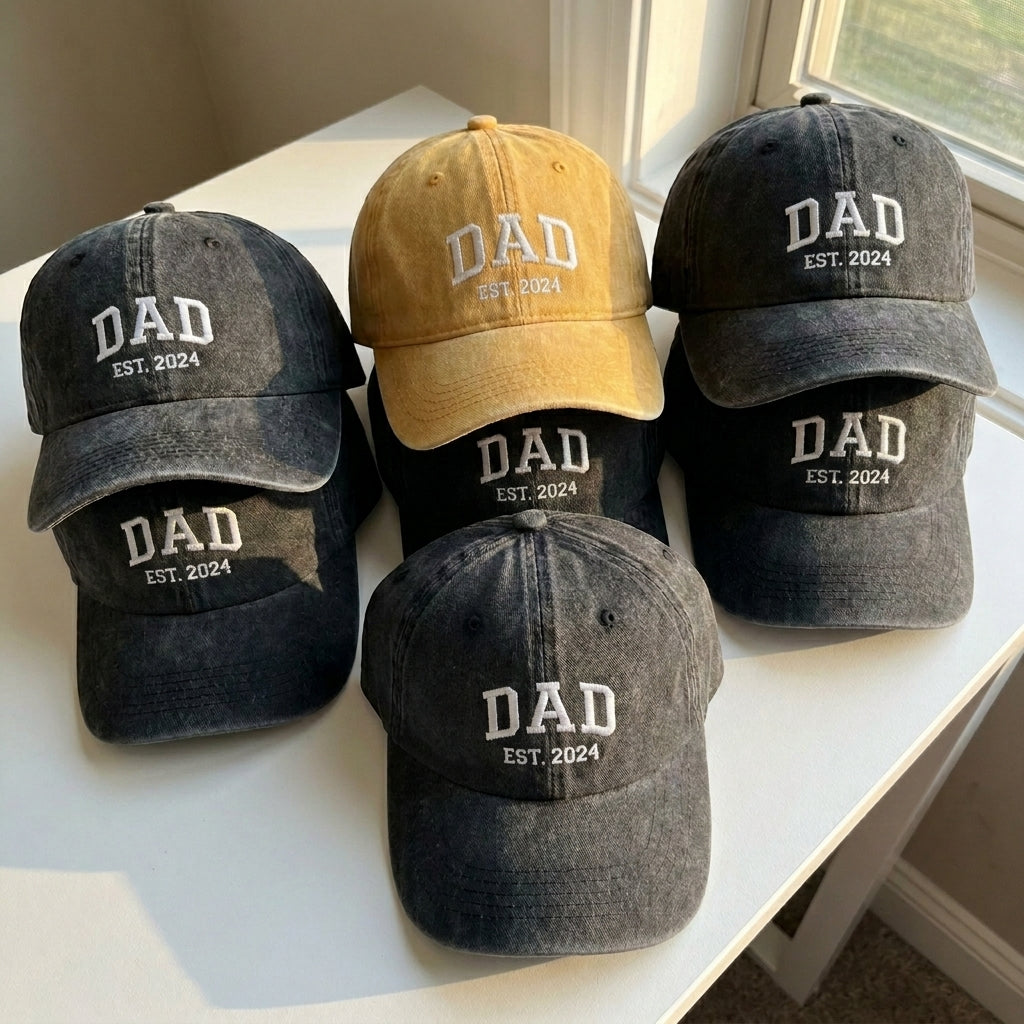 Personalized Dad Embroidered Cap – Perfect Father's Day Gift - photo 1