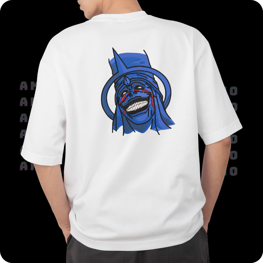 Solo leveling Statue of god anime Embroidered T-Shirt