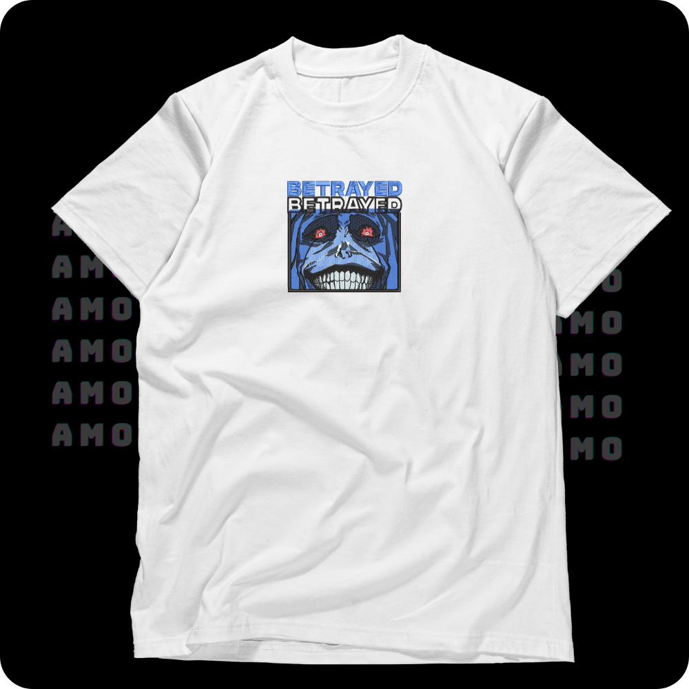 Statue of God Solo Leveling embroidered T-shirt