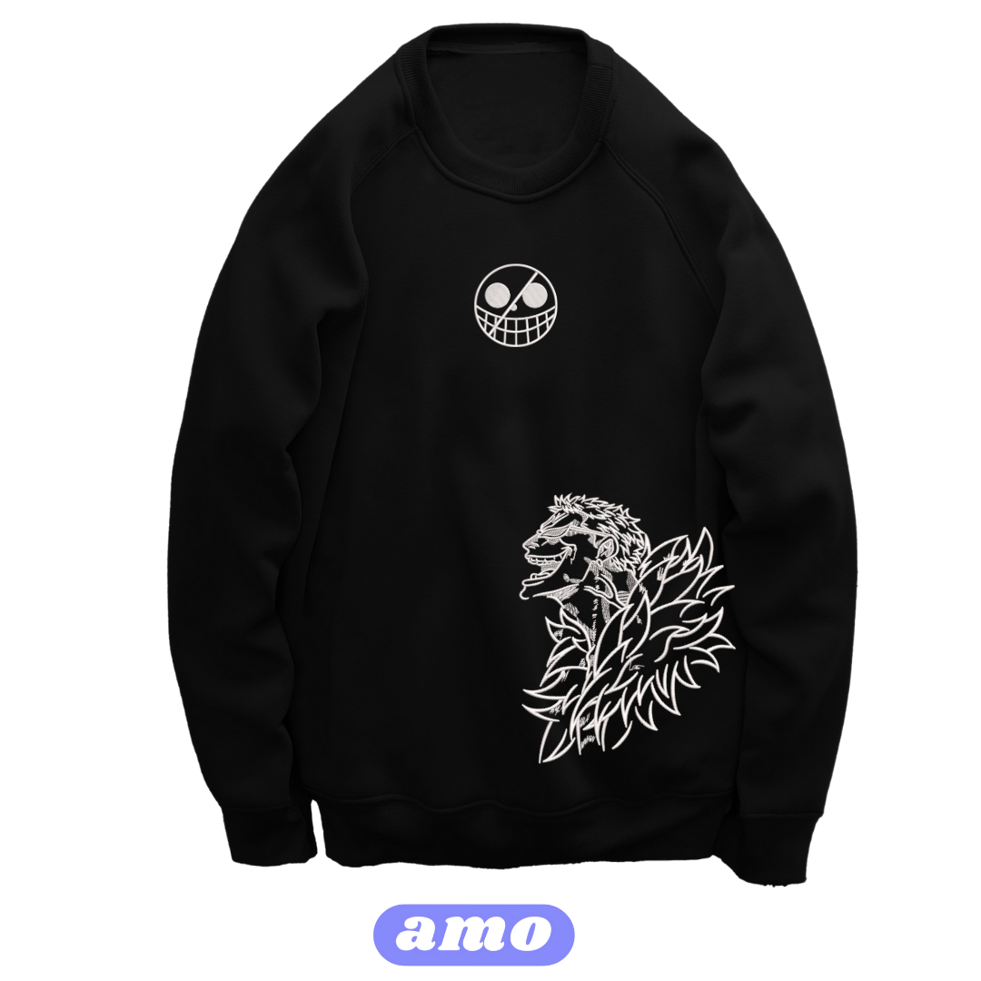 doflamingo embroidered hoodie Don Quijote Doflamingo | One Piece embroidered Anime Sweater Embroidered 