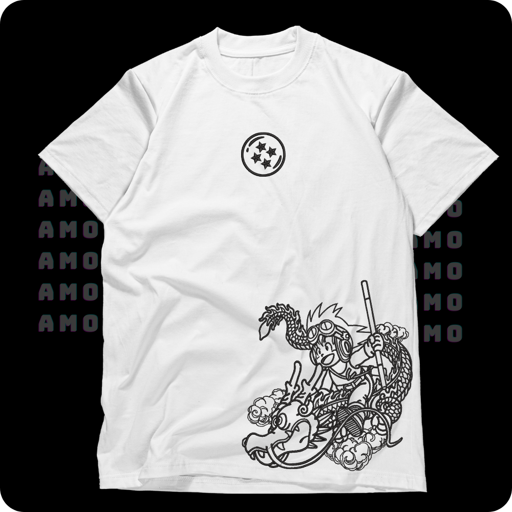 Son Goku Dragon Ball Embroidered T-shirt