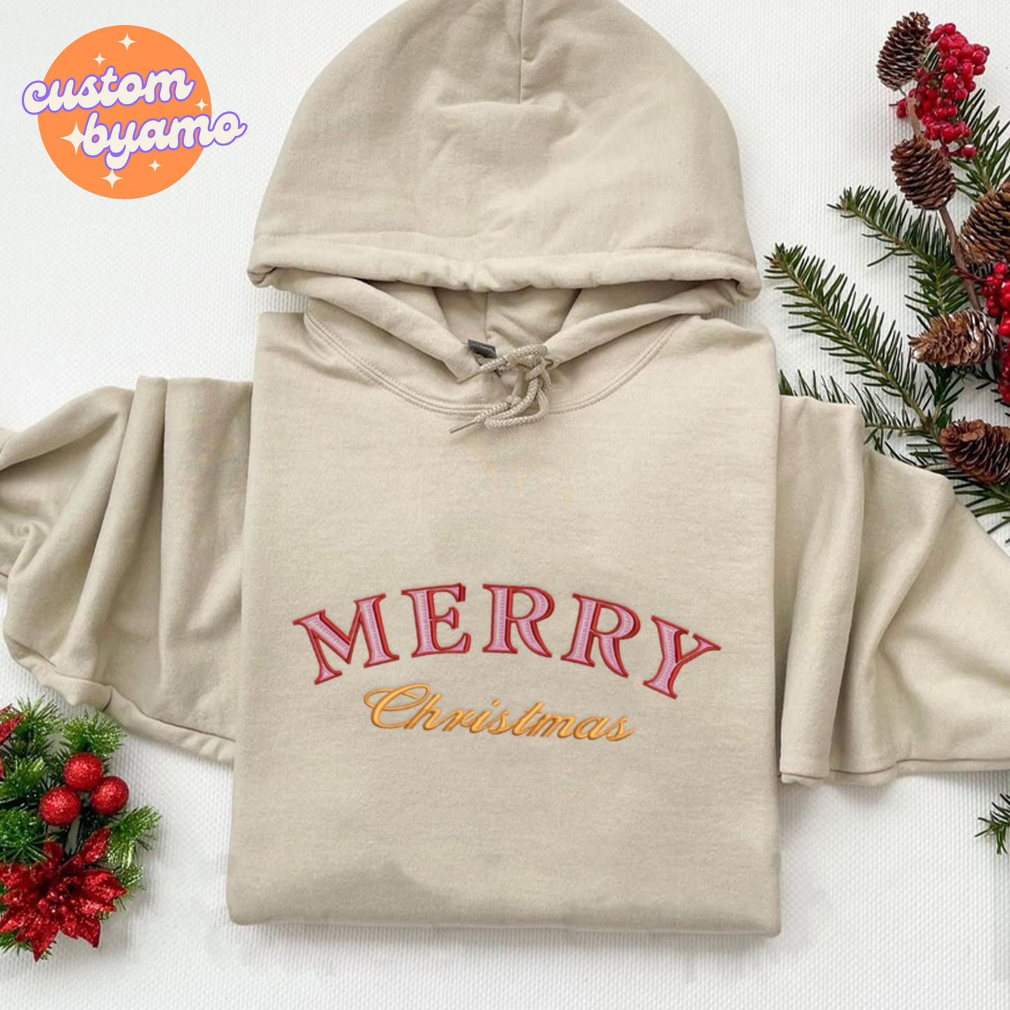 Christmas Eve Embroidered Sweater/Hoodie