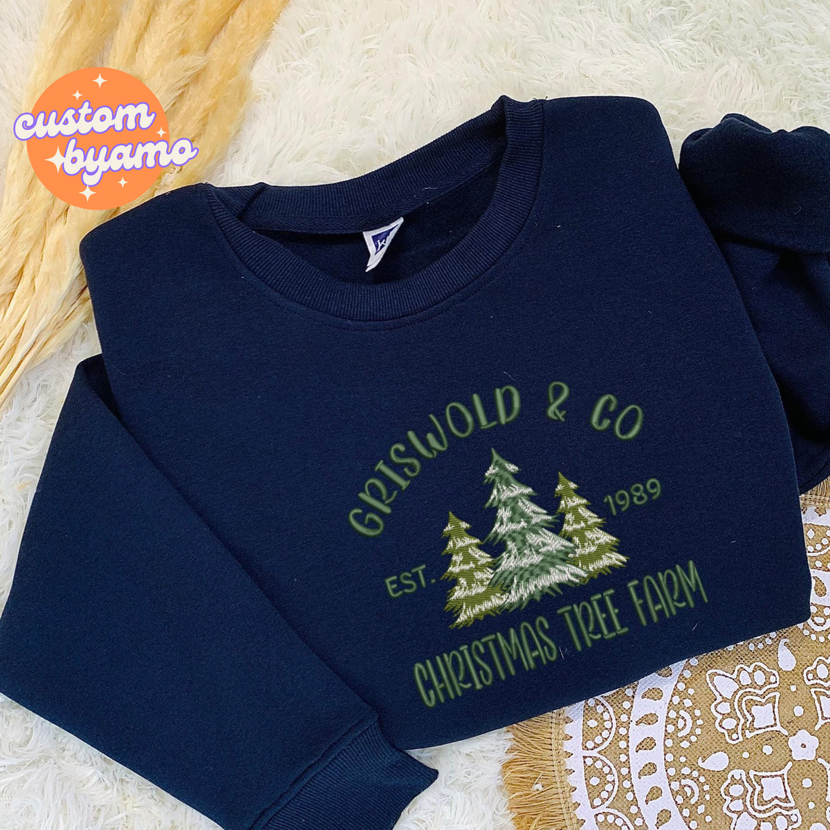 Christmas Tree Farm Embroidered Sweatshirt, photo 3