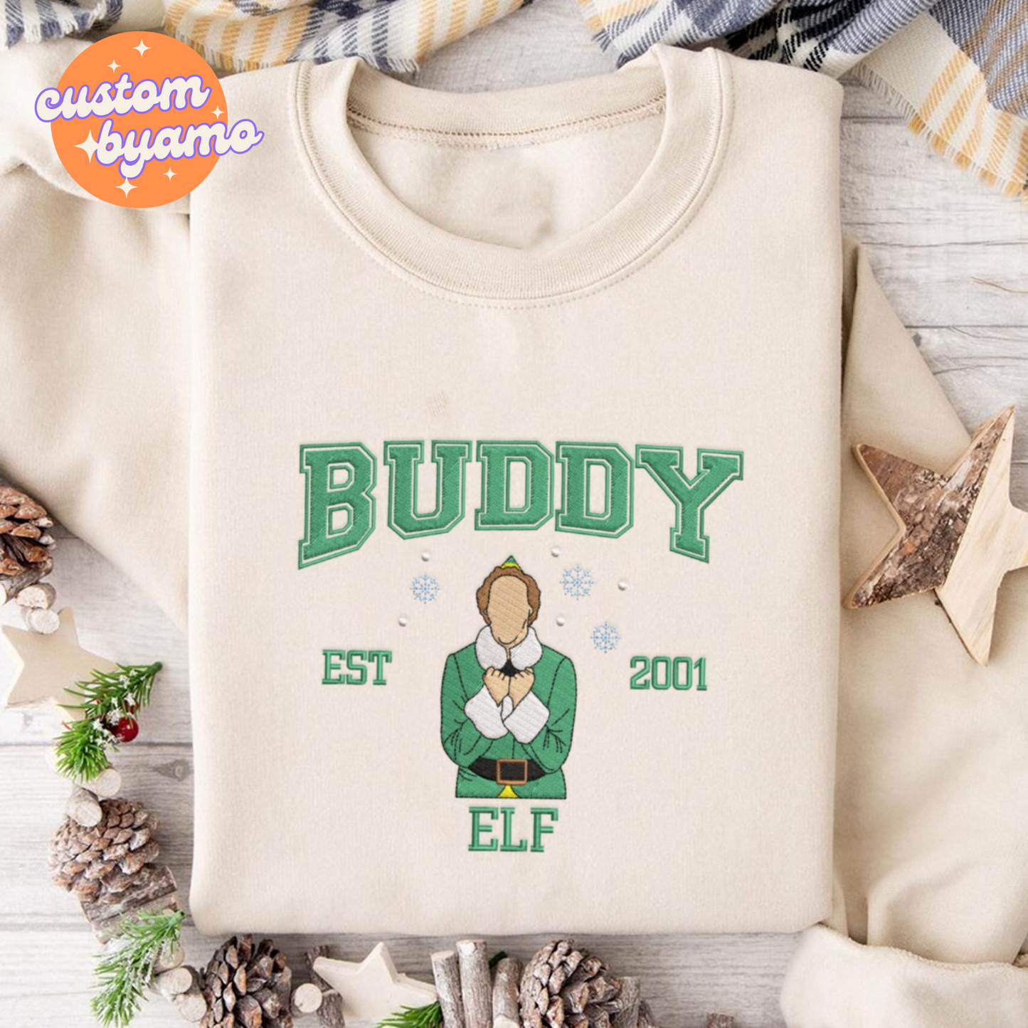 Christmas Goblin Movie Embroidered Sweater/Hoodie