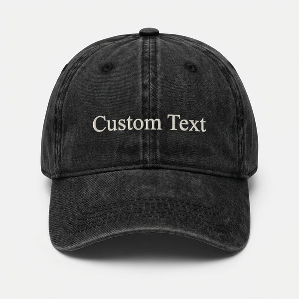 Personalized Embroidered Cap – Custom Dad Hat for Him