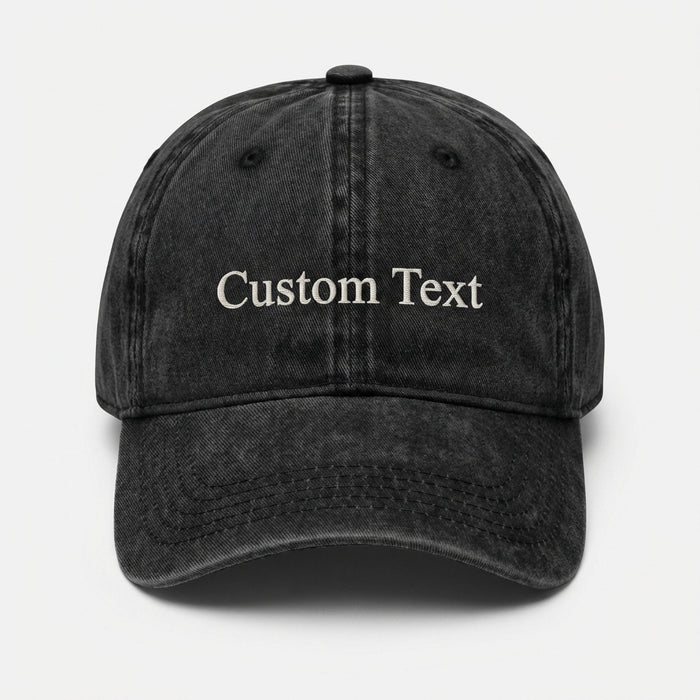 Personalized Embroidered Cap – Custom Dad Hat for Him