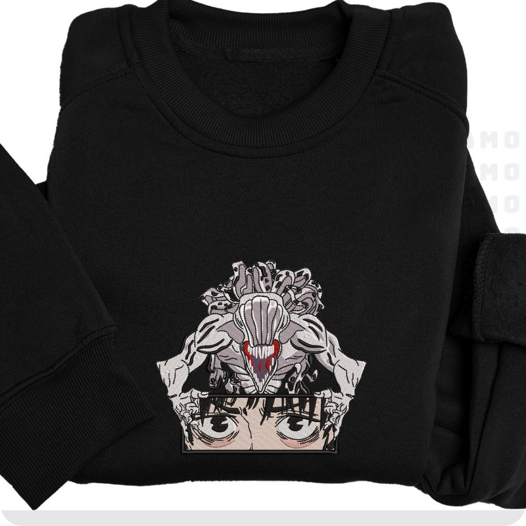 Okkotsu Yuta Rika Jujutsu Kaisen Embroidered Sweater