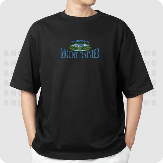 Washington Mount Rainier Embroidered T-Shirt