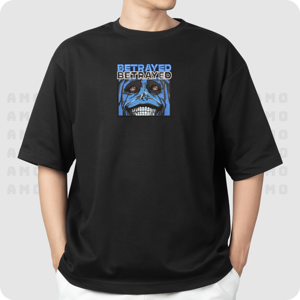 Statue of God Solo Leveling embroidered T-shirt