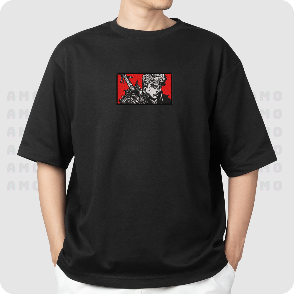 Guts Berserk embroidered T-shirt