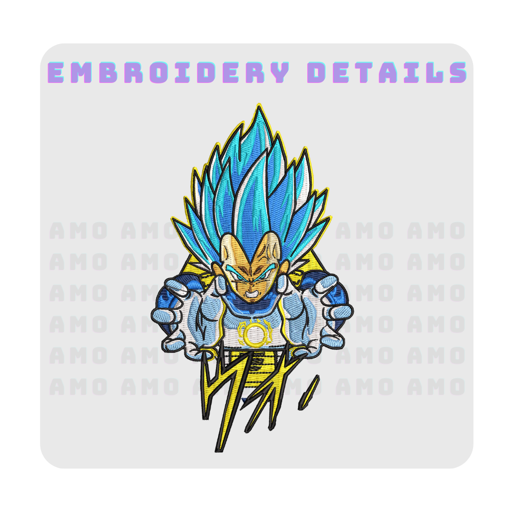 DRAGON BALL VEGETA embroidered T-shirt