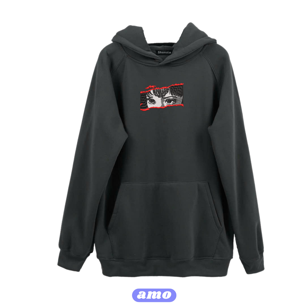 Uzumaki by Junji Ito Embroidered Hoodie