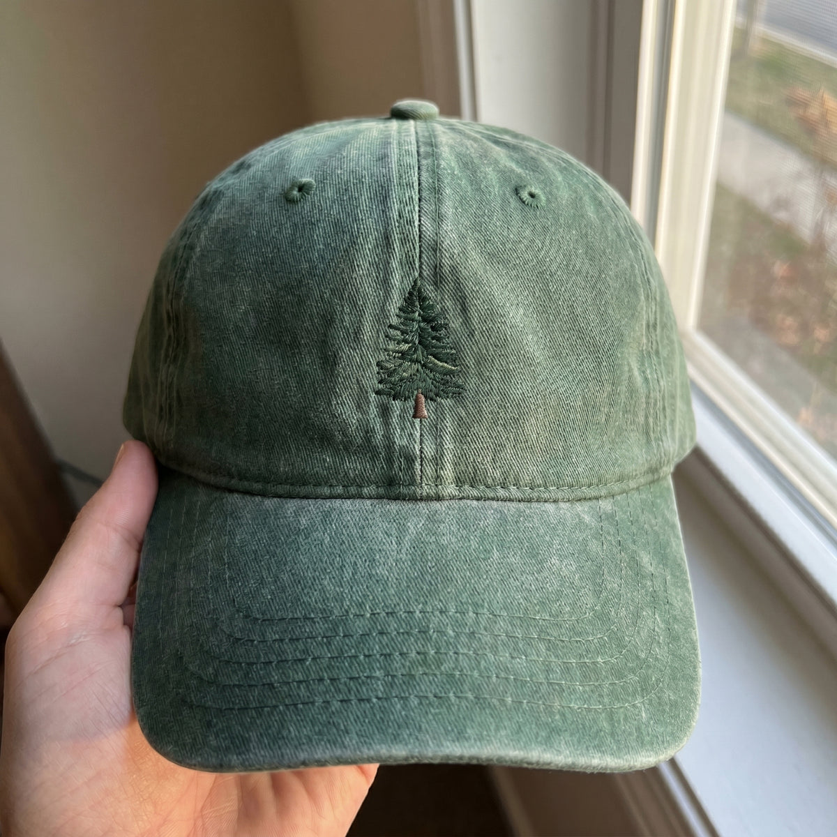 Evergreen Pine Tree Embroidered Cap – Nature Lovers' Favorite - photo 2