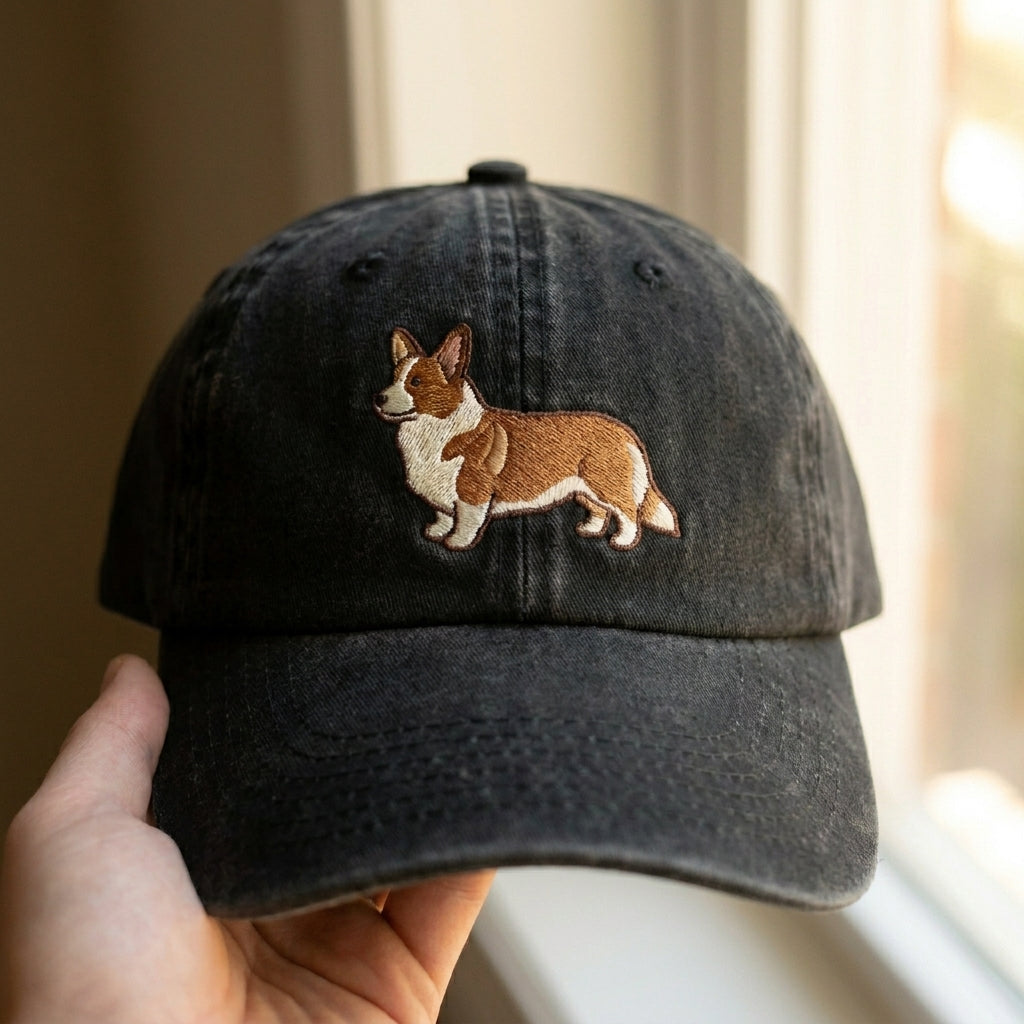 Cardigan Welsh Corgi Embroidered Cap – Perfect for Dog Lovers - photo 2