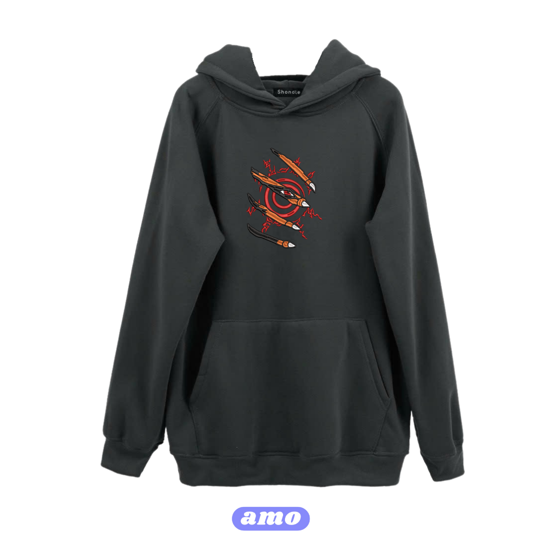 NARUTO SEAL CLAW Embroidered Hoodie