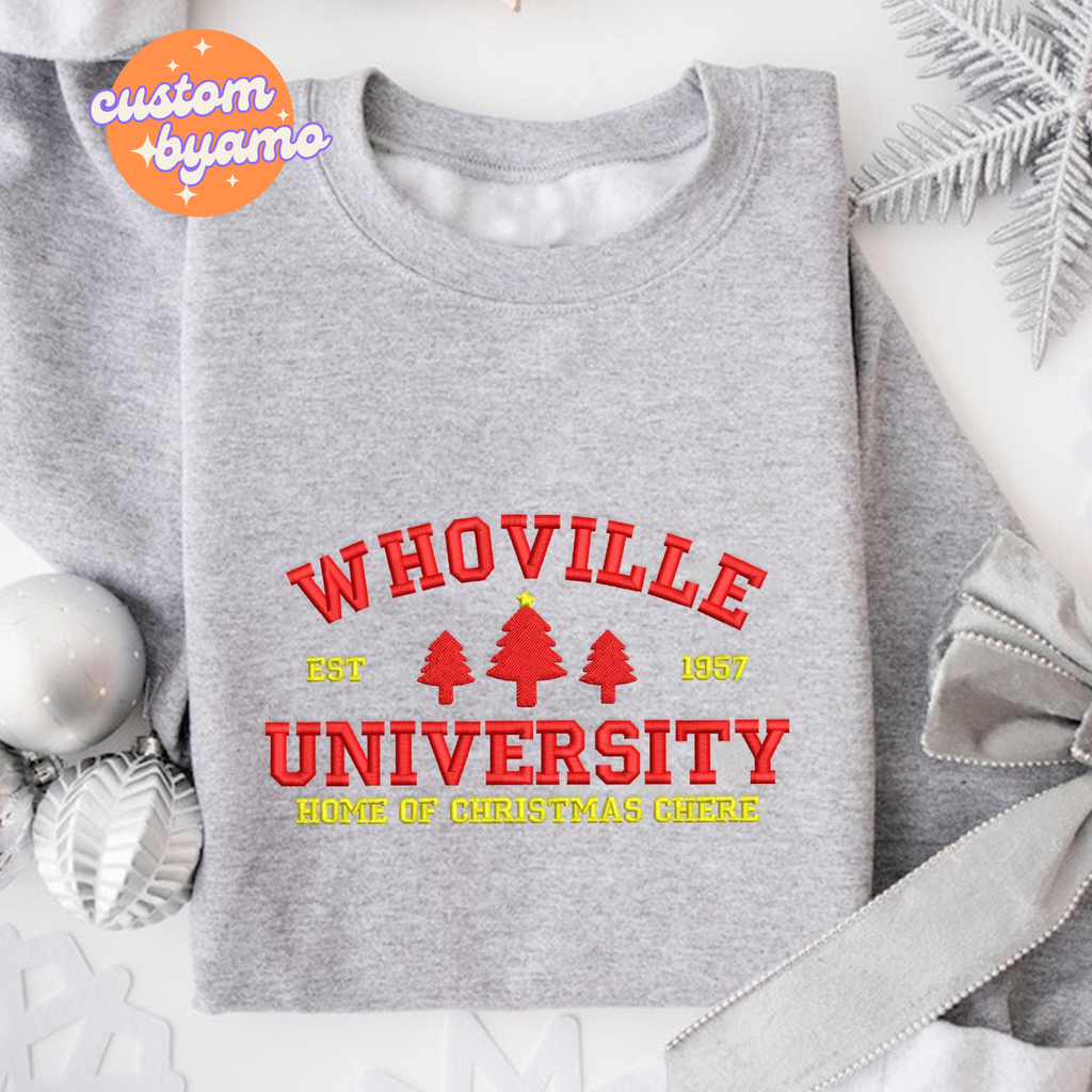 Christmas Town Movie  Embroidered Sweater