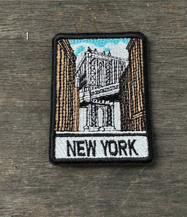 New York City Embroidered Patch – Travel Souvenir Appliqué