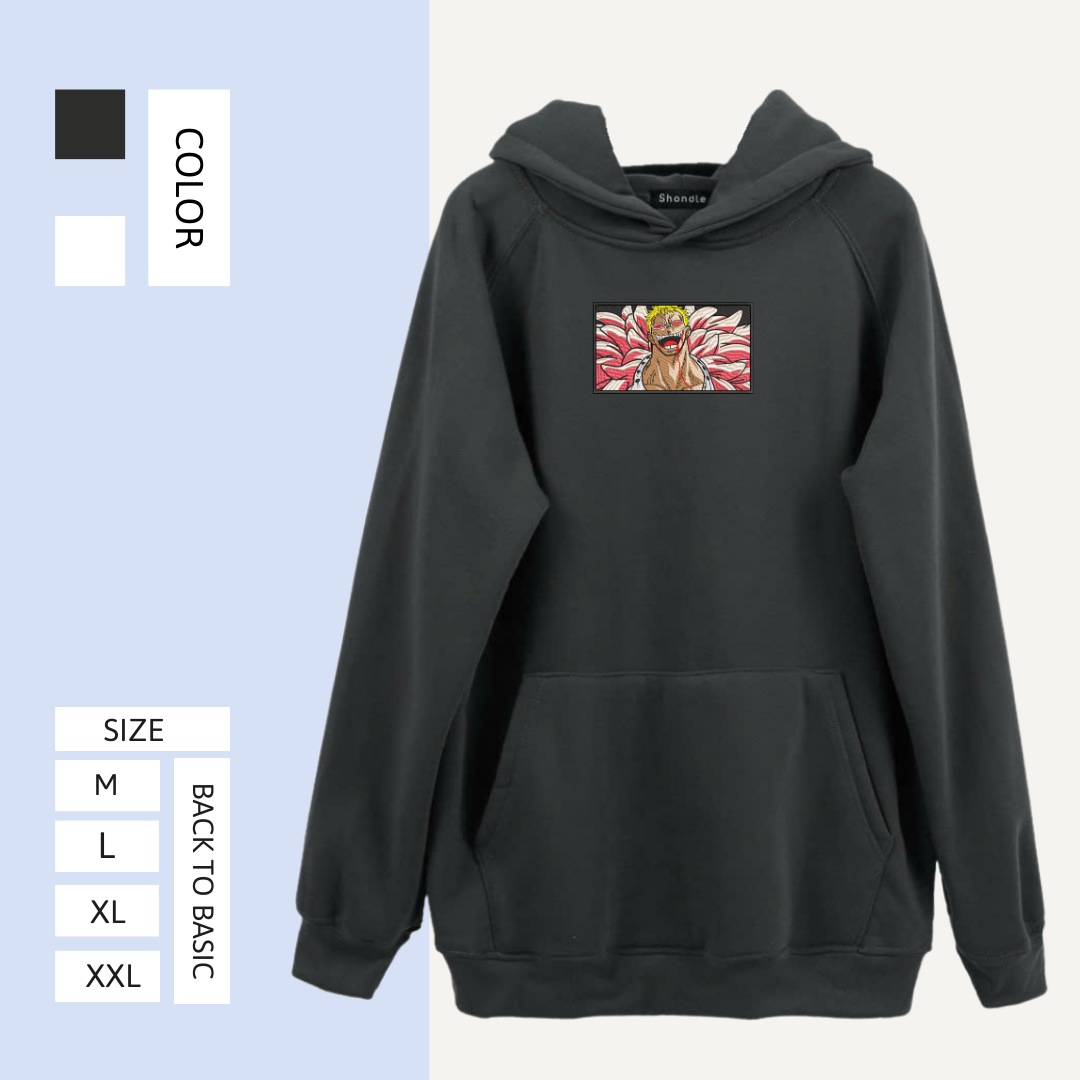 Doflamingo one piece Embroidered Hoodie