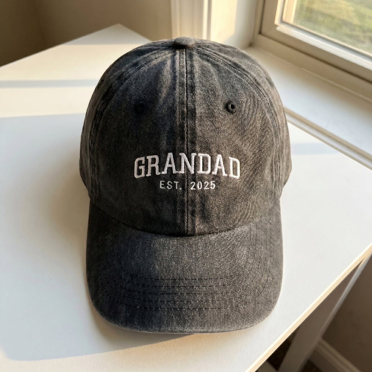 Custom Embroidered Grandad Hat – Perfect Gift for New Grandpa - photo 2