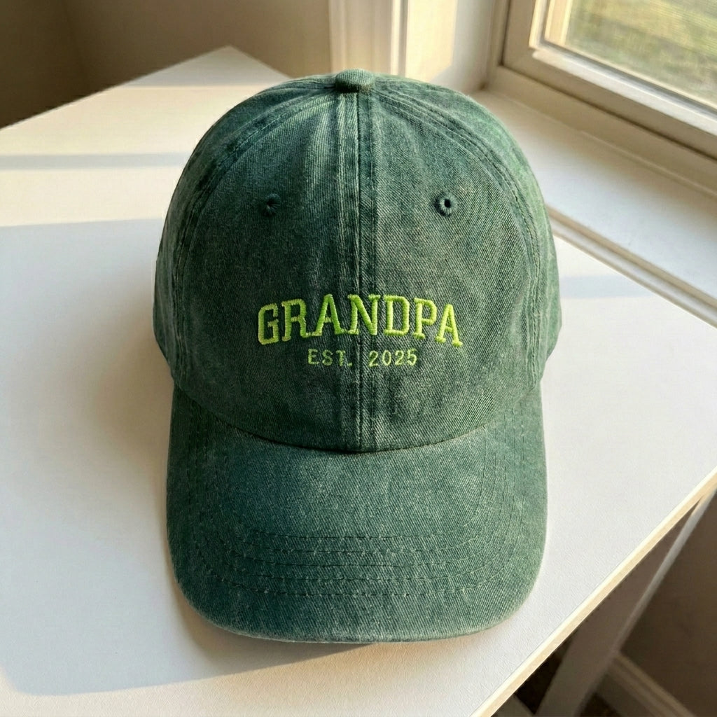 Custom Embroidered Grandad Hat – Perfect Gift for New Grandpa - photo 3