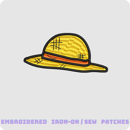 Luffy's Straw Hat Embroidered patches