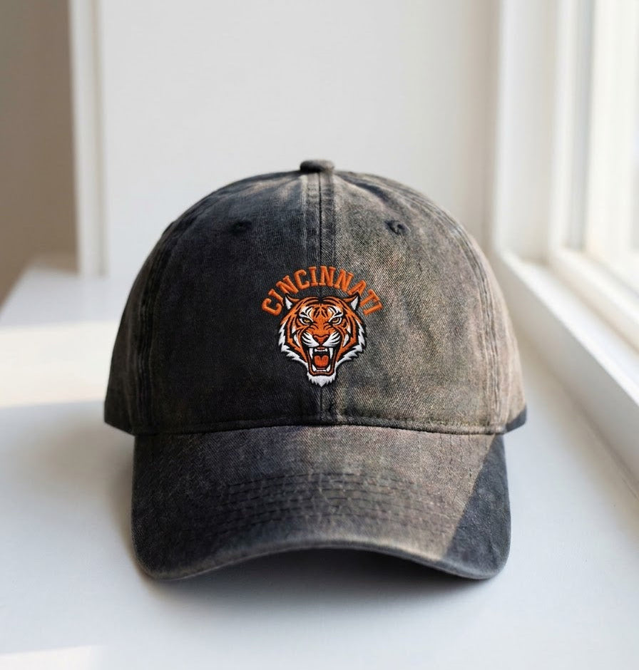 Cincinnati Tiger Embroidered Cap