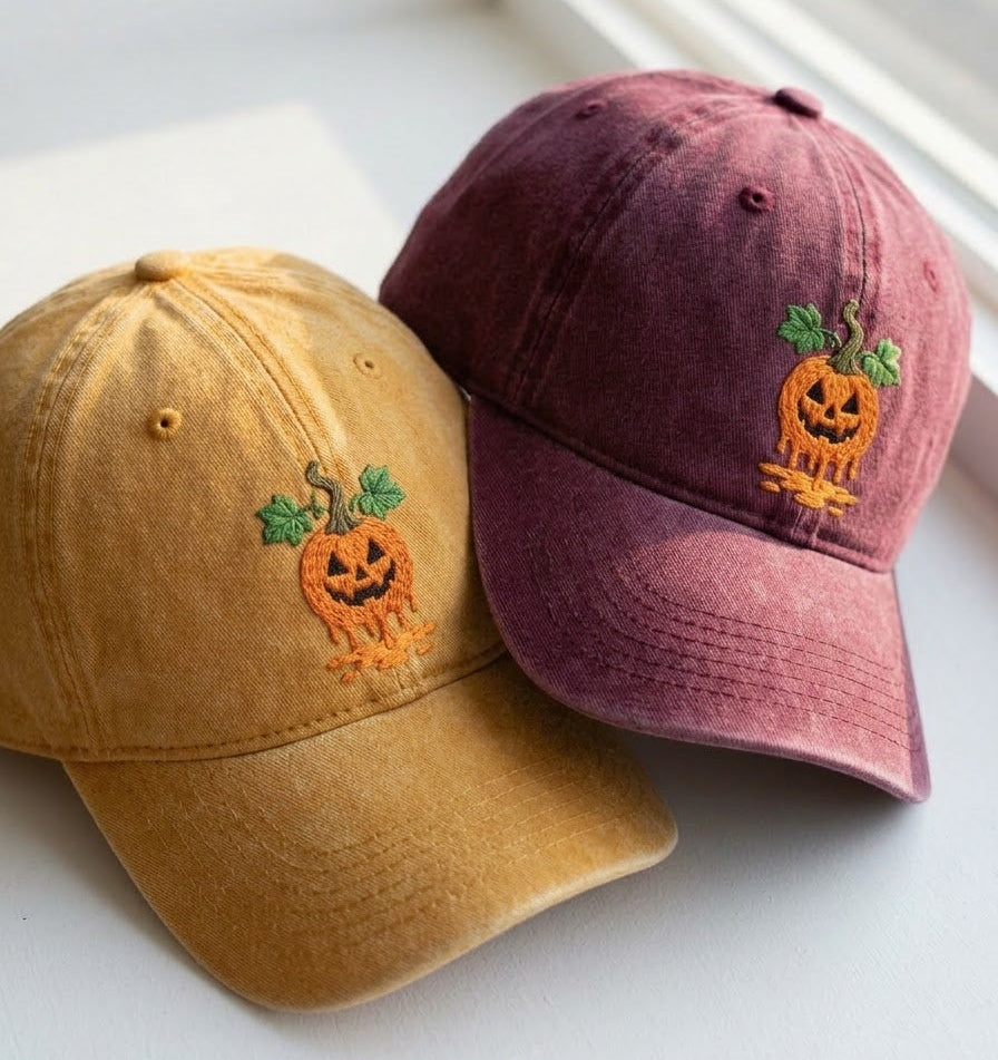 Jack-O'-Lantern Embroidered Cap - view 3