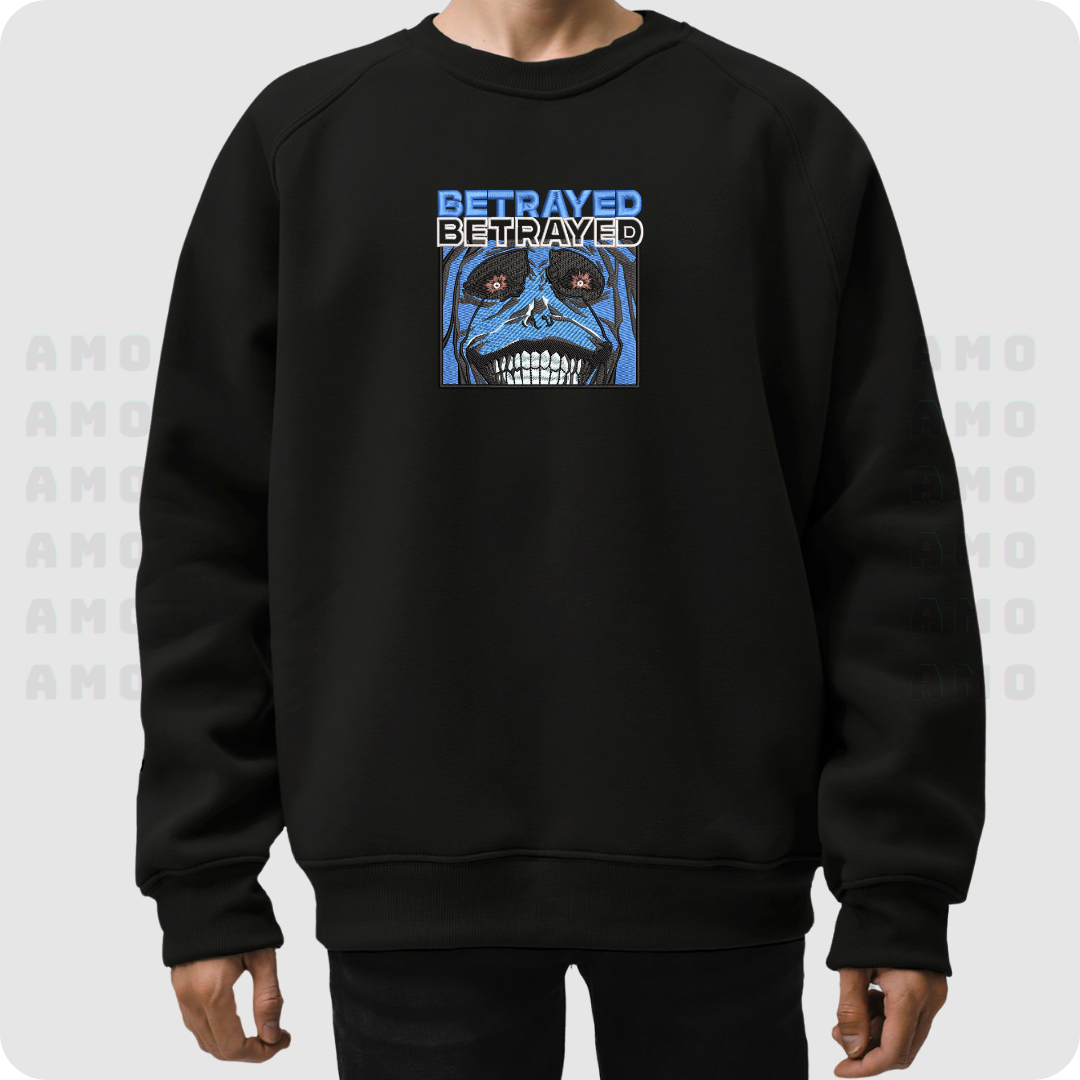 Statue of God Solo Leveling Anime Embroidered Sweater