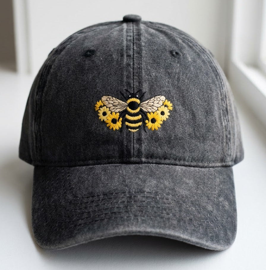 Bumble Bee Embroidered Cap - view 2