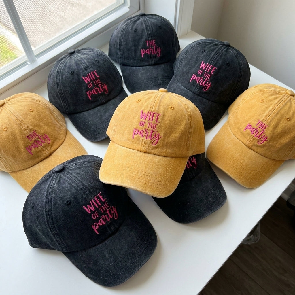Bachelorette Party Embroidered Cap – Fun Bride Squad Gear - photo 1