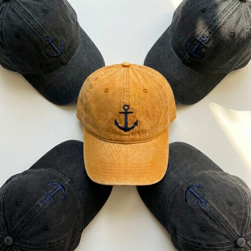 Anchor Embroidered Cap – Perfect for Sailing Enthusiasts - photo 3