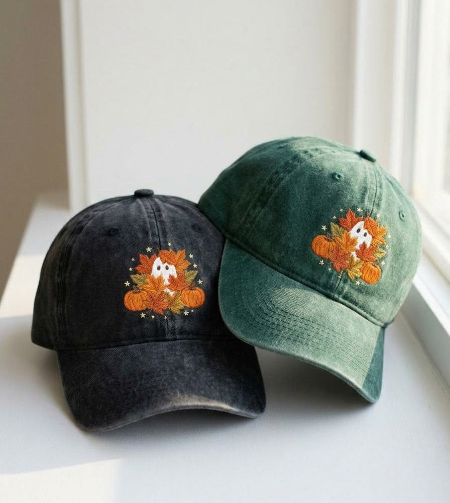 Autumn Mushroom Embroidered Cap - view 3