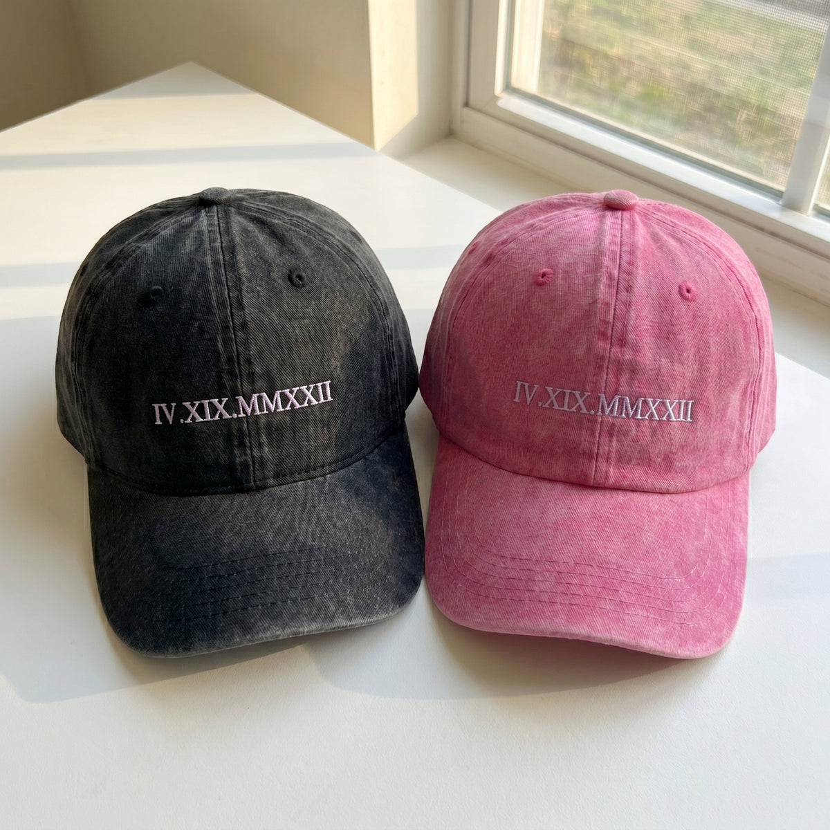 Custom Embroidered Roman Numeral Cap – Perfect Anniversary Gift - photo 2