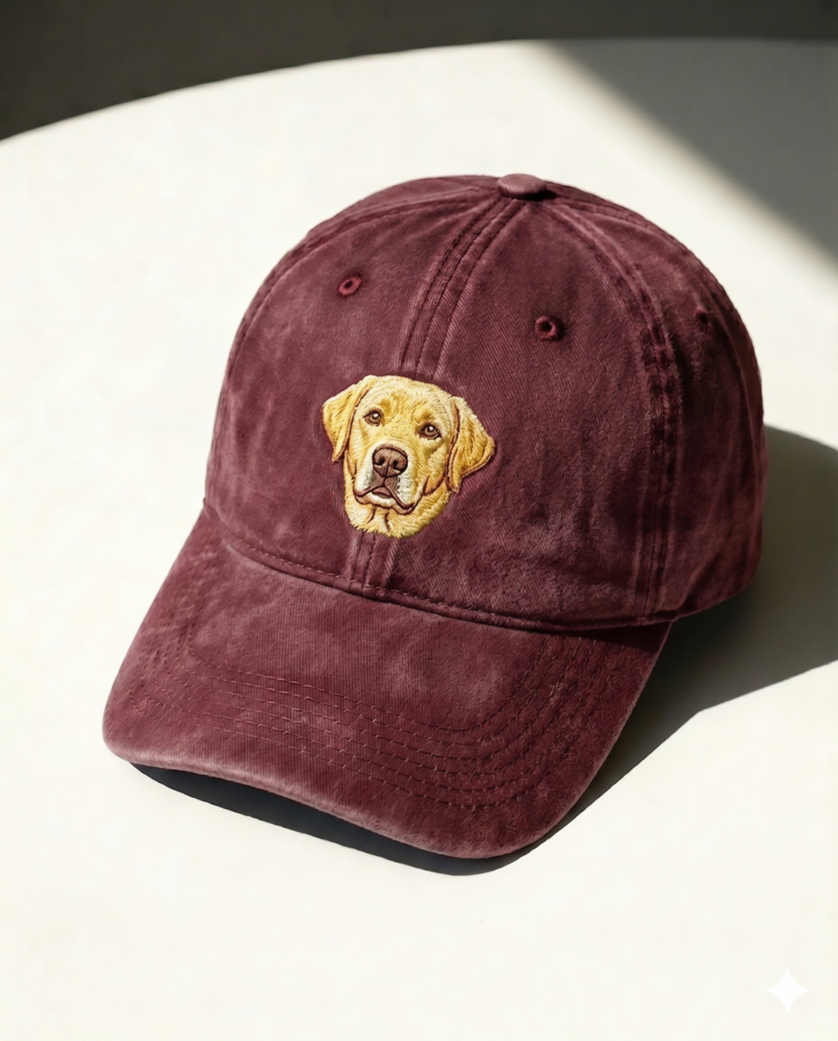 Yellow Labrador Retriever Dog Hat Embroidered Cap – Perfect for Pet Lovers - photo 2