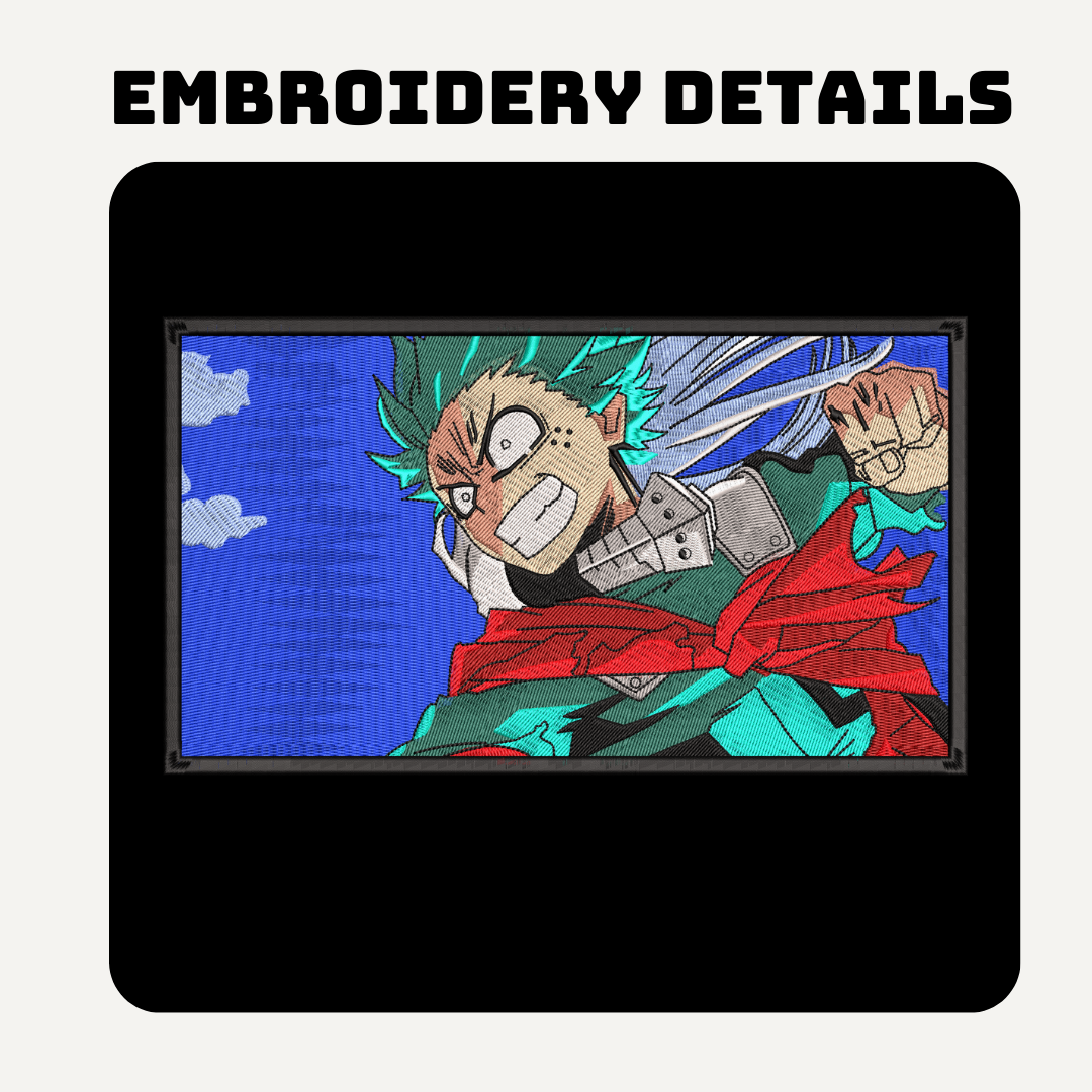 Midoriya Izuku DEKU - My Hero Academia embroidered Hoodie