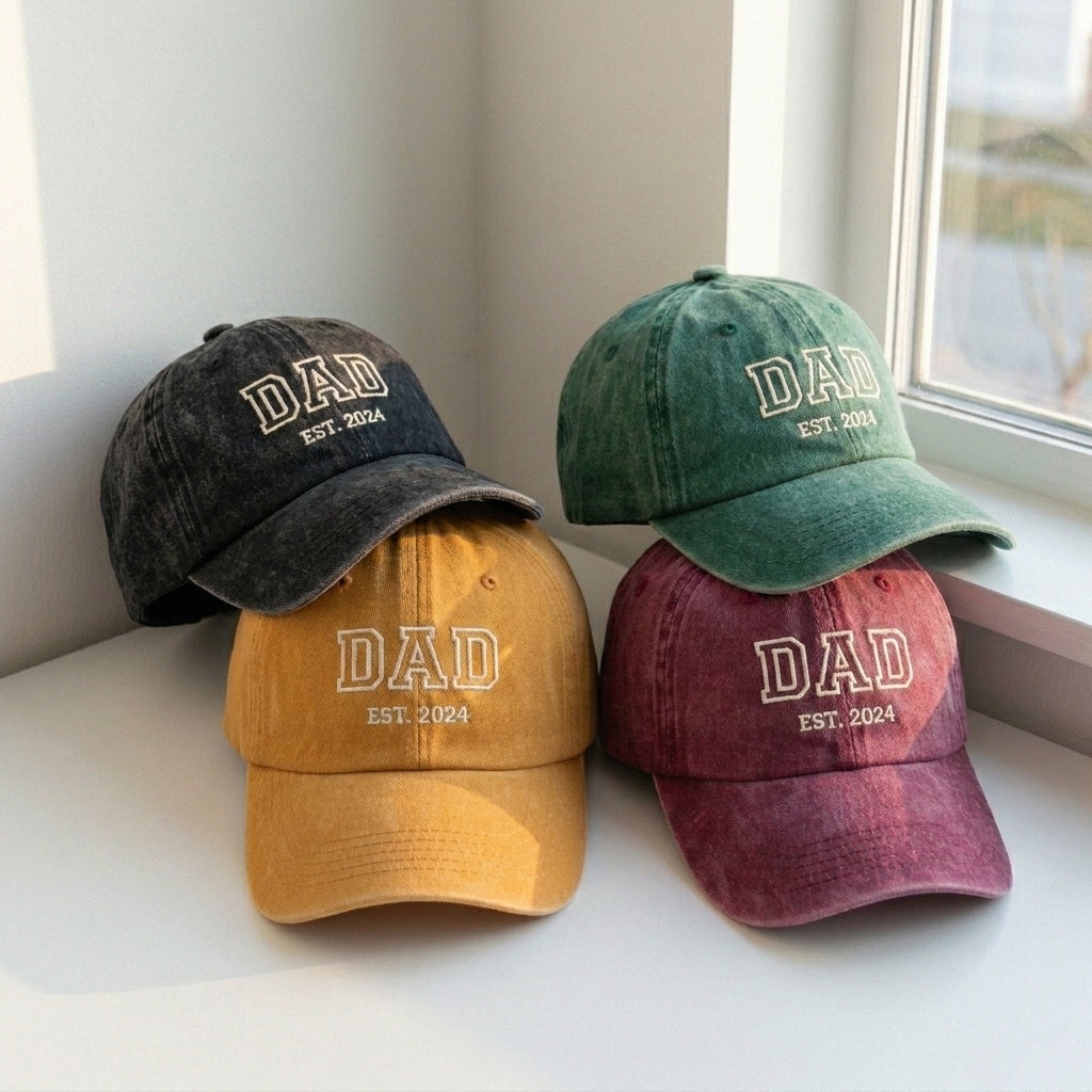 Personalized Dad Embroidered Cap – Perfect Gift for New Dads - photo 1