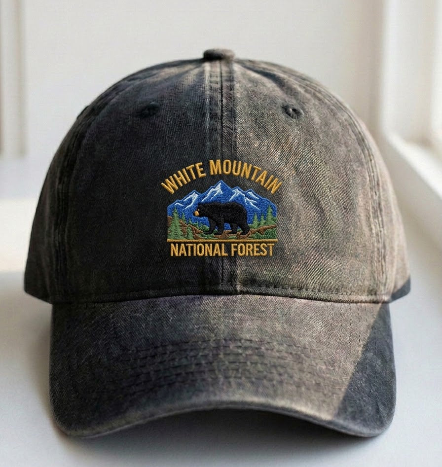 White Mountain National Forest Embroidered Cap