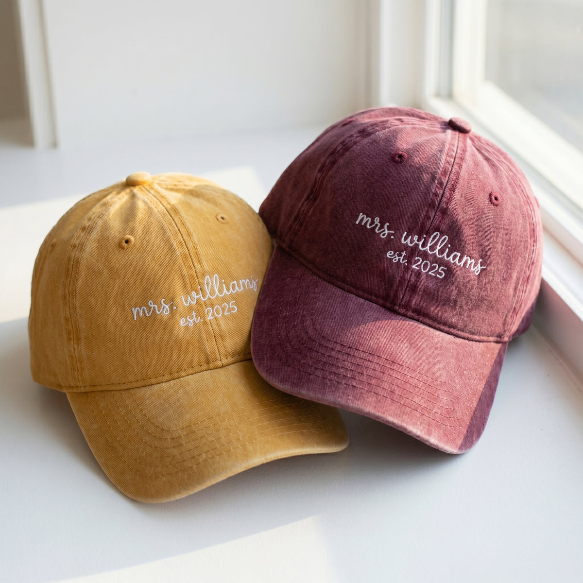 Mrs. Williams Est. 2025 Embroidered Cap – Trendy Streetwear Style - photo 1