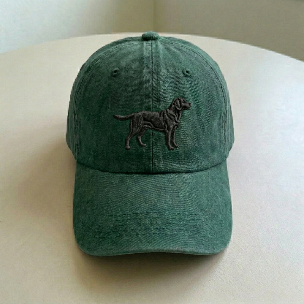 Black Labrador Retriever Embroidered Cap – Perfect for Dog Lovers - photo 1