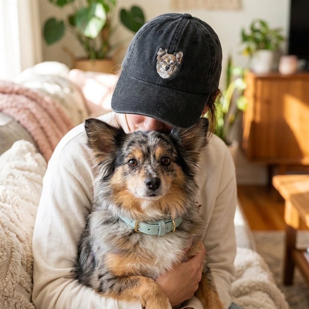 Dog Head Embroidered Cap – Trendy Streetwear Look - photo 2