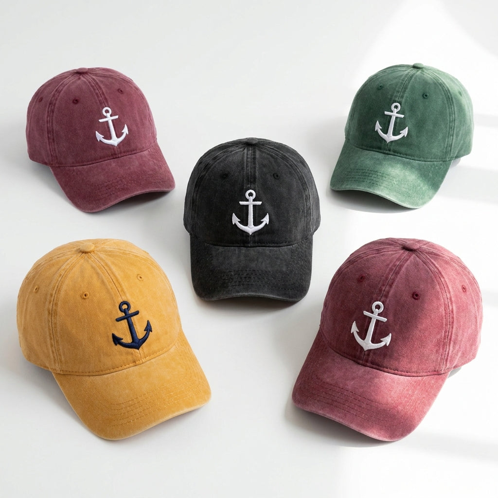 Anchor Embroidered Cap – Perfect for Sailing Enthusiasts - photo 4