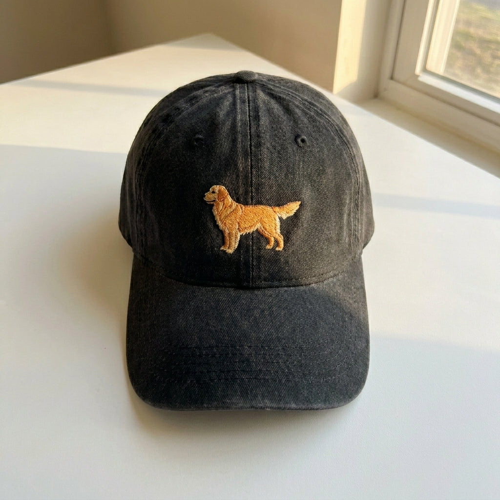 Golden Retriever Embroidered Cap – Perfect for Dog Lovers - photo 2